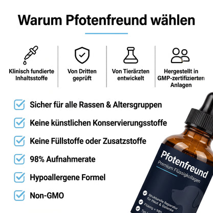 Pfotenfreund Juckreiz & Allergie Flüssigkollagen